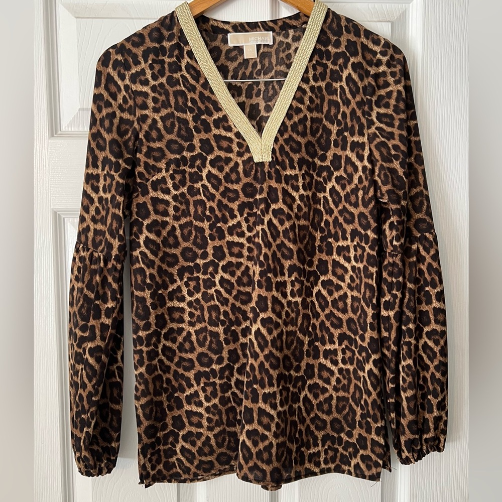 Michael Kors Cheetah Print Women’s Blouse